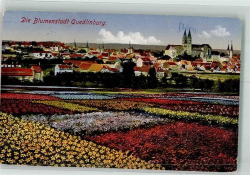 Quedlinburg 1919 Schloss Blumen