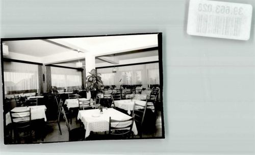 St. Goarshausen Hotel Christian Gastraum Ort handschriftlich Foto Original aus Archiv eines Ansichtskartenverlags