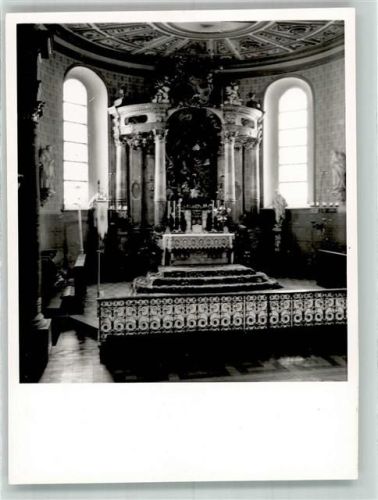 Spaichingen Kirche auf dem Dreifaltigkeitsberg Inneres Altar Ort handschriftlich Foto Original aus Archiv eines Ansichtskartenverlags