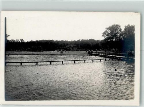 Krefeld Strandbad Schwimmbad Foto Orginal aus Archiv eines Ansichtskartenverlags Ort handschriftlich