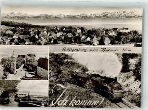 Heiligenberg Ich komme ! Eisenbahn Dampflokomotive Schloss Freundschafts- Höhle
