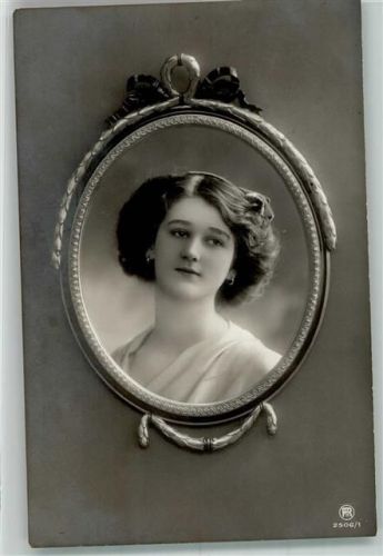 1910 Frau Passepartout Portrait PR Nr.2506-1