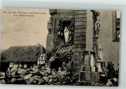 Burnhaupt-le-Haut Kirche zerstört