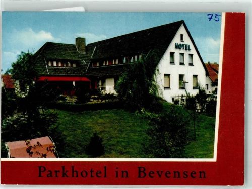 Bad Bevensen Parkhotel Alter Wiesenweg 2 Werbekarte
