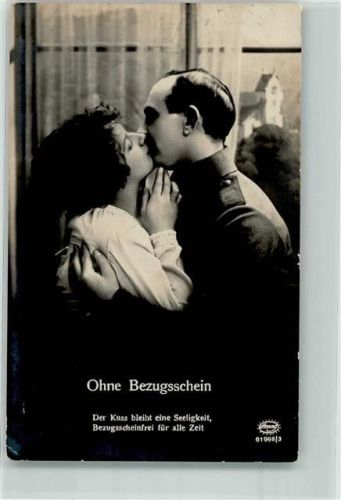 1917 Ohne Bezugsschein Liebespaar Nr. 61998/3
