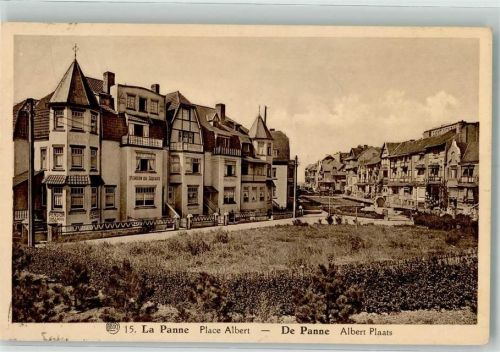De Panne 1927 Place Albert Pension du Square