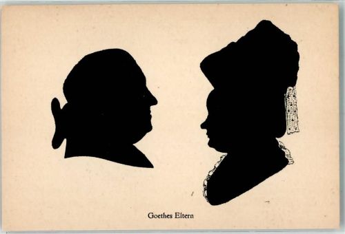 Goethe, Johann Wolfgang Eltern Silhouetten II