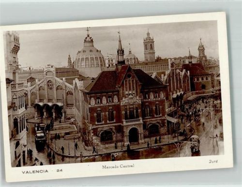 Valencia 1931 Marktplatz