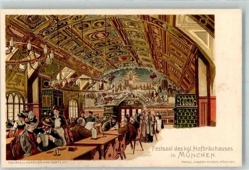 München Festsaal des Kgl.Hofbräuhauses