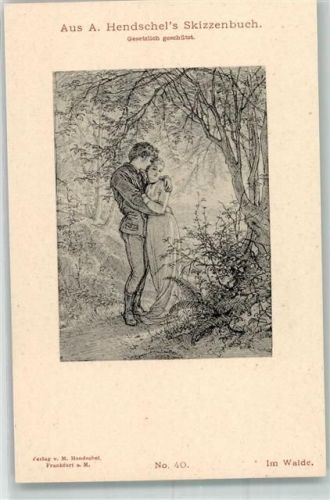 Aus dem Skizzenbuch Im Walde No. 40