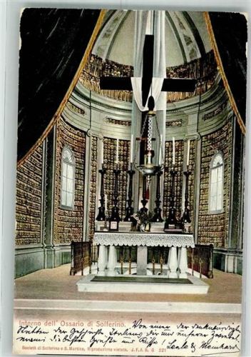 Brescia 1907 Knochenkapelle Ossario di Solferino