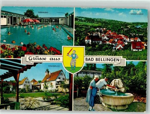 Bad Bellingen Thermalbad Trinkbrunnen Schlossplatz