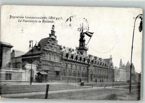 Gand 1912 Ausstellung 1913 Pavillon de la Hollande