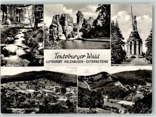 Holzhausen Silberbachtal Externsteine Hermannsdenkmal