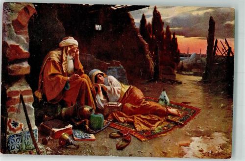 Konstantinopel sign. Ernst Rodolphe After the fire Salon de Paris Nr.159