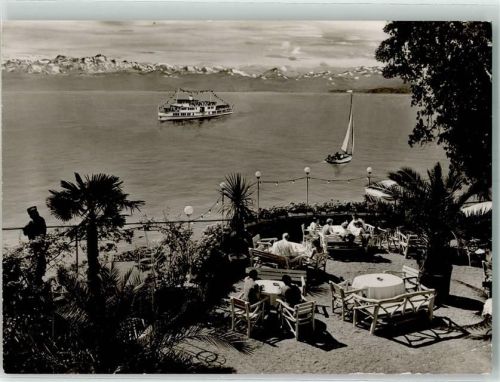 Meersburg Hotel Wilder Mann Dampschiff Notopfer Marke