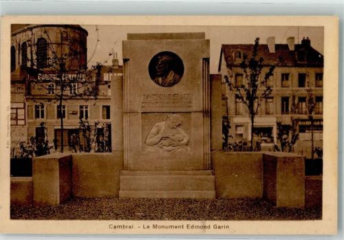 Cambrai Denkmal Edmond Garin