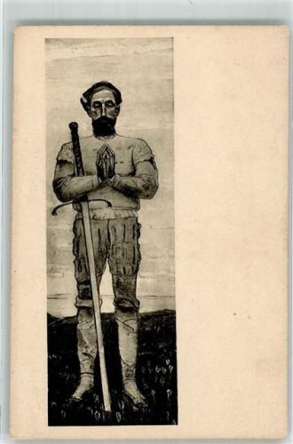 Betender Krieger von 1896 Hodler, F. 1924