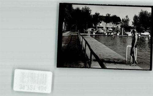 Dietenheim Schwimmbad Ort handschriftlich Foto Original aus Archiv eines Ansichtskartenverlags