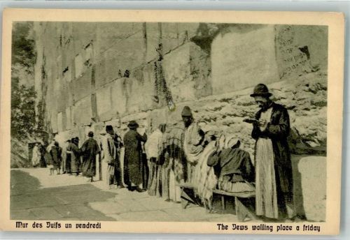 Jerusalem Judaika Klagemauer Tracht