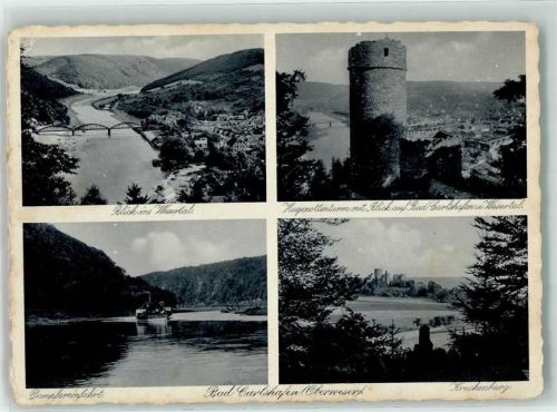 Bad Karlshafen 1951 Hugenottenturm Kruckenburg