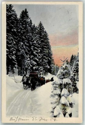 1907 Winter Kutsche?