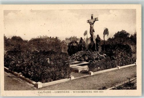 Wissembourg 1932 Denkmal Freidhof