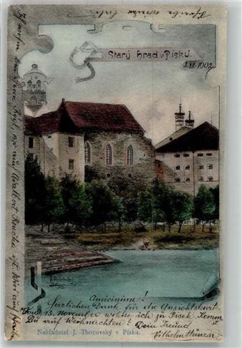 Pisek 1902 Burg
