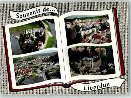 Liverdun 1962 Fliegeraufnahme Schloss