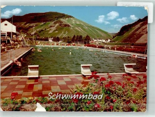 Zell Schwimmbad Ort handschriftlich Foto Original aus Archiv eines Ansichtskartenverlags