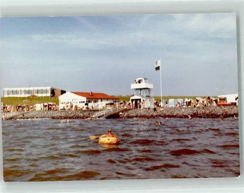 Tossens Foto Original aus Archiv eines Ansichtskartenverlags Wasserwachtturm Ort handschriftlich