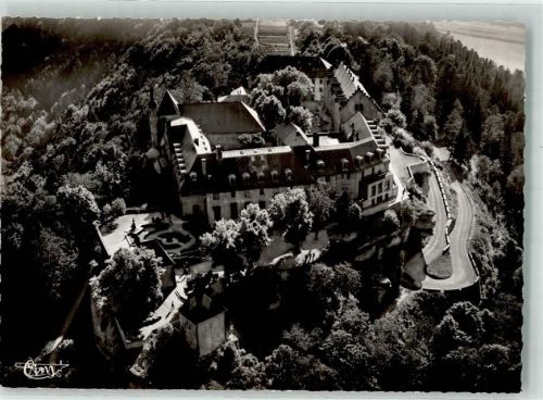 Obernai Fliegeraufnahme Mont Saint-Odile Schloss