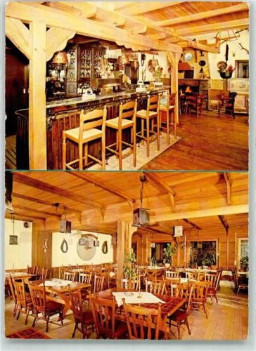 Dülmen Hotel Große Teichsmühle Gastraum Bar Holz