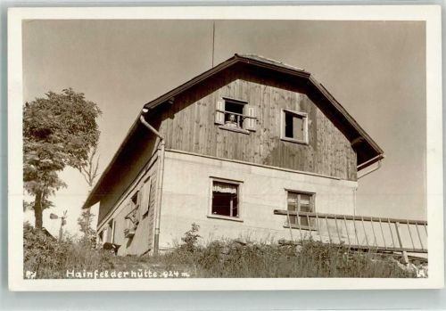 Hainfelder Hütte Hüttenstempel