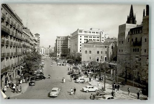 Barcelona 1960 Avida de la Catedral Auto