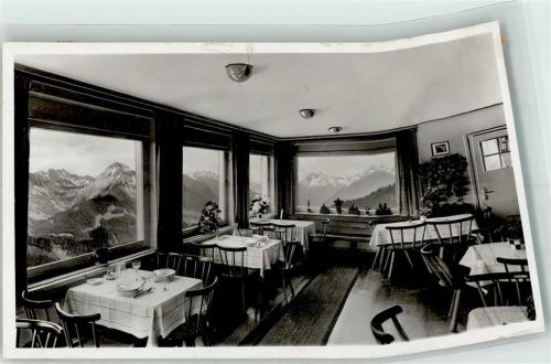Fischen Cafe Maderhalm Foto AK Scan verzogen