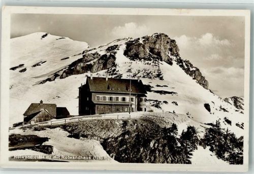 Schliersee Winter Rotwand mit Rotwandhaus