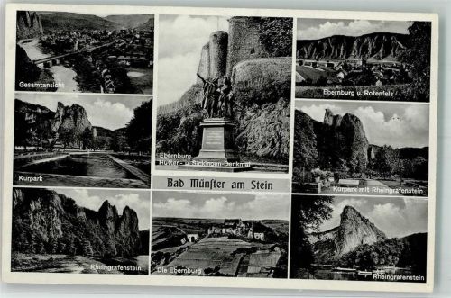 Bad Münster-Ebernburg Hutten- u. Sickingen Denkmal Ebernburg Rheingrafenstein