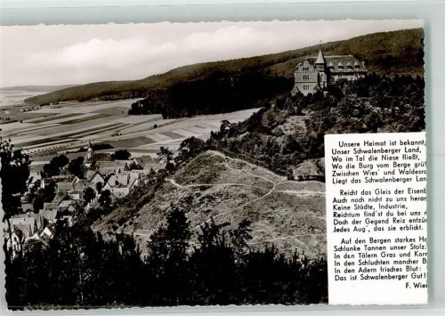Schieder-Schwalenberg Burg Gedicht