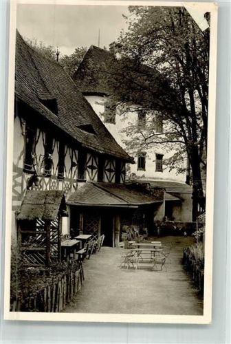 Burggaillenreuth Gasthaus Schlosswirtschaft Foto AK