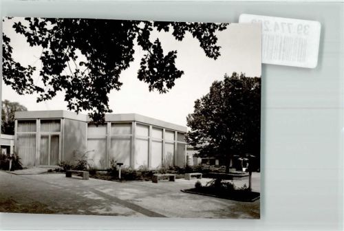 Bad Münster-Ebernburg Lesehalle Ort handschriftlich Foto Original aus Archiv eines Ansichtskartenverlags