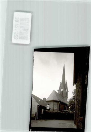 Dörnigheim ev. Kirche Ort handschriftlich Foto Original aus Archiv eines Ansichtskartenverlags
