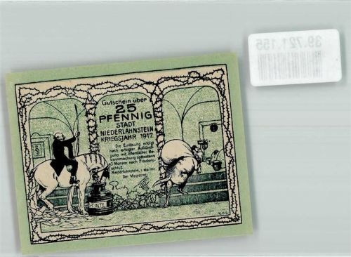 Niederlahnstein 1917 25 Pfennig