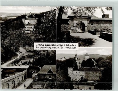 Attendorn 1958 Burg Schnellenberg