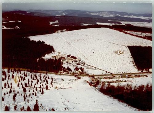 Winterberg Winter Fliegeraufnahme Ort handschriftlich Foto Original aus Archiv eines Ansichtskartenverlags