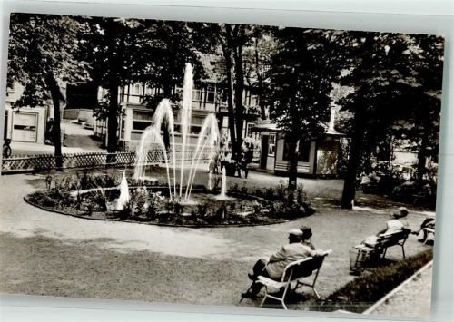 Altenau Leuchtfontaine am Markt