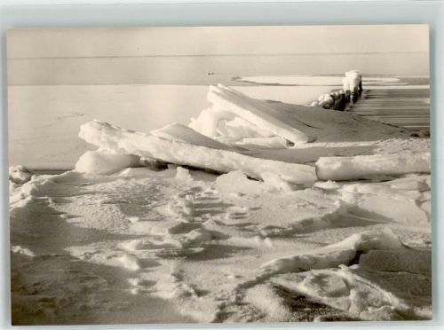 Kühlungsborn Eisplatten auf der Ostsee Fotograf Vetter Bild und Heimat