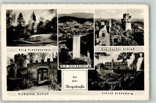 Alsbach-Hähnlein Burg Frankenstein Auerbacher Schloss Die Starkenburg Schloss Schönberg