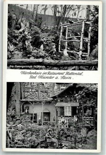 Bad Münster-Ebernburg Das Hexenhaus Märchenhain im Gasthaus Huttental