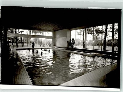 Holzhausen Schwimmbad im Kurhaus Holsing Foto Original aus Archiv eines Ansichtskartenverlags Ort handschriftlich